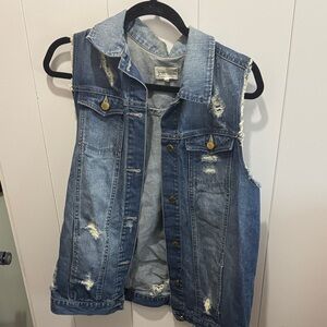 Jolt Blue Denim Vest